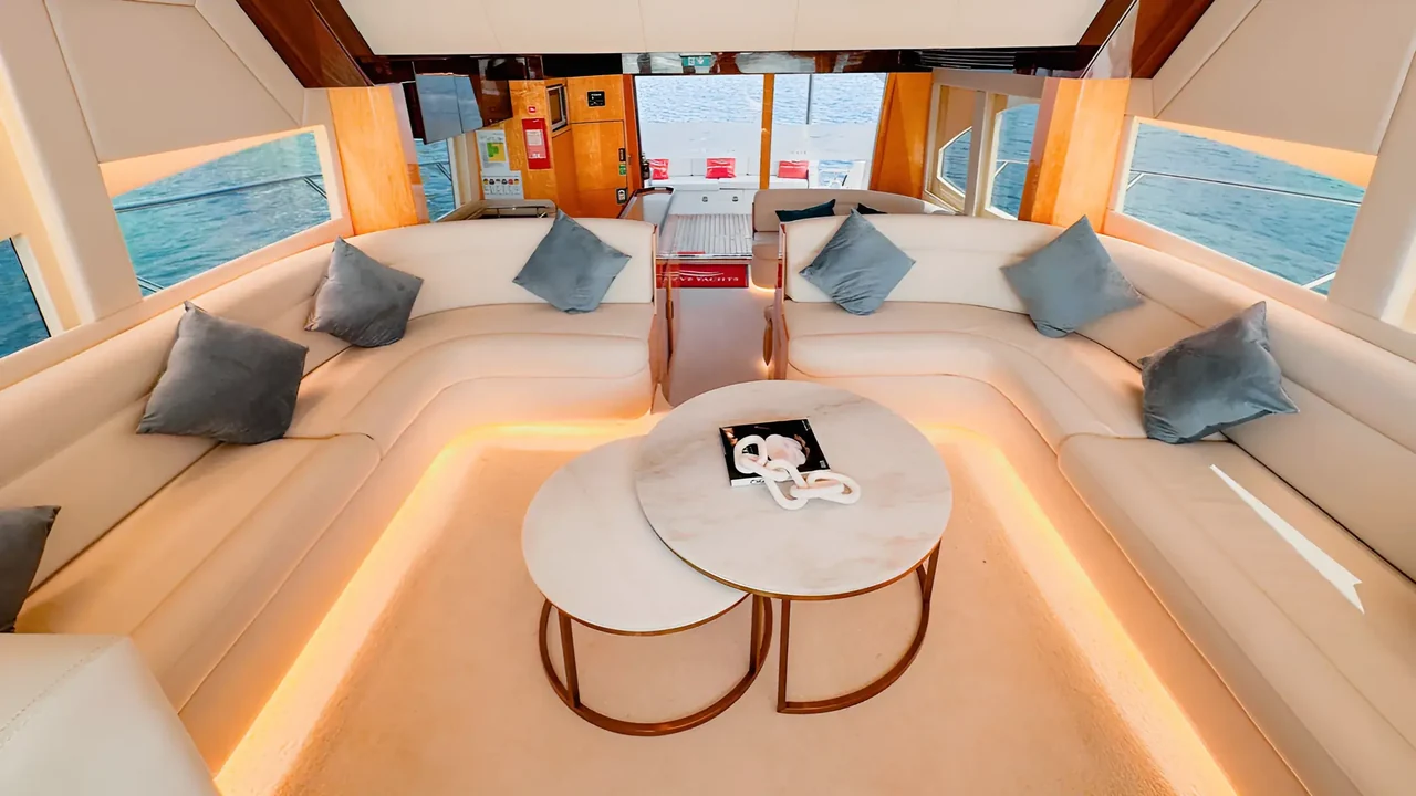 Interior aboard Xclusive 3