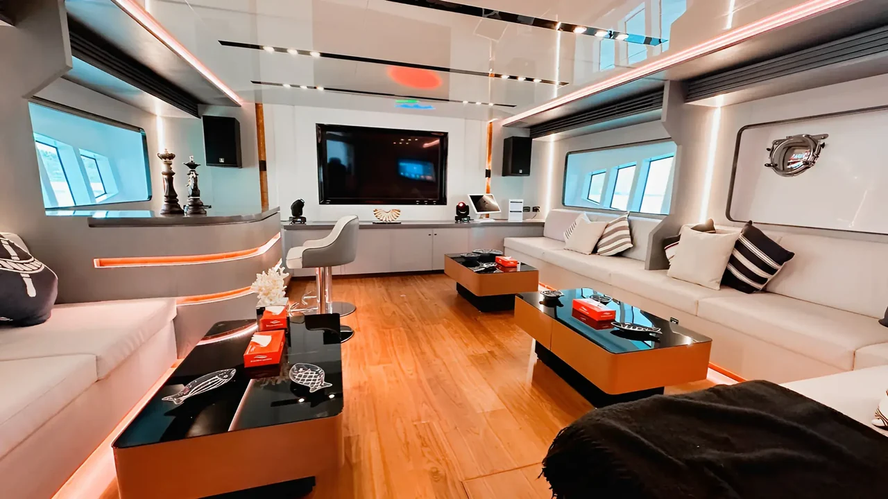 Interior aboard Xclusive 32