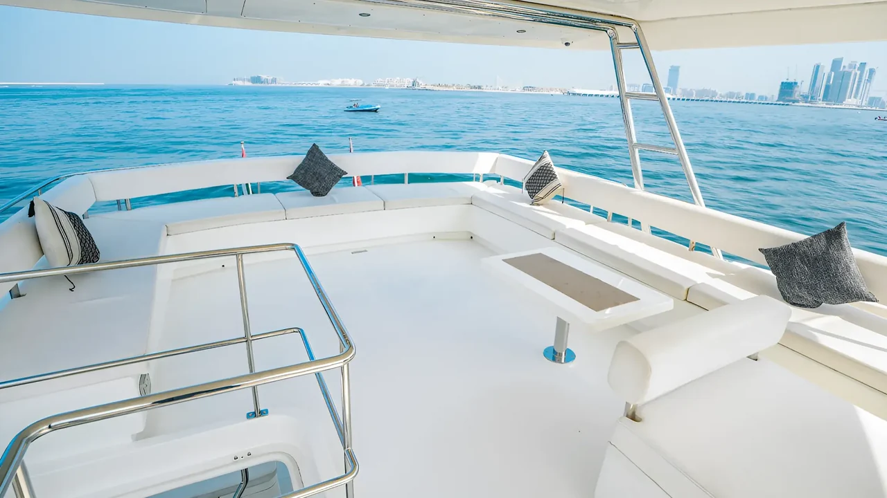 Outdoor space aboard Xclusive 6