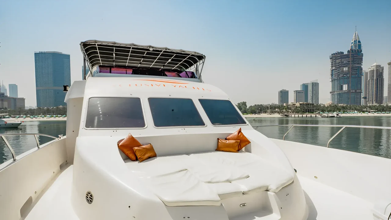 Foredeck seating aboard Xclusive 2