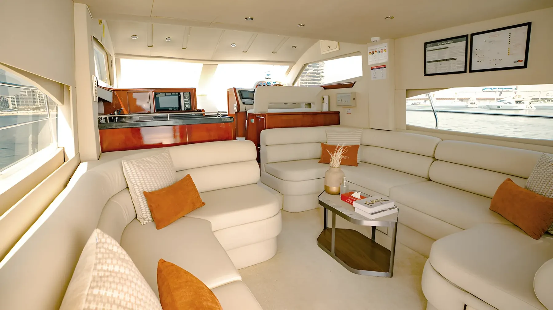 Interior lounge of Xclusive 10
