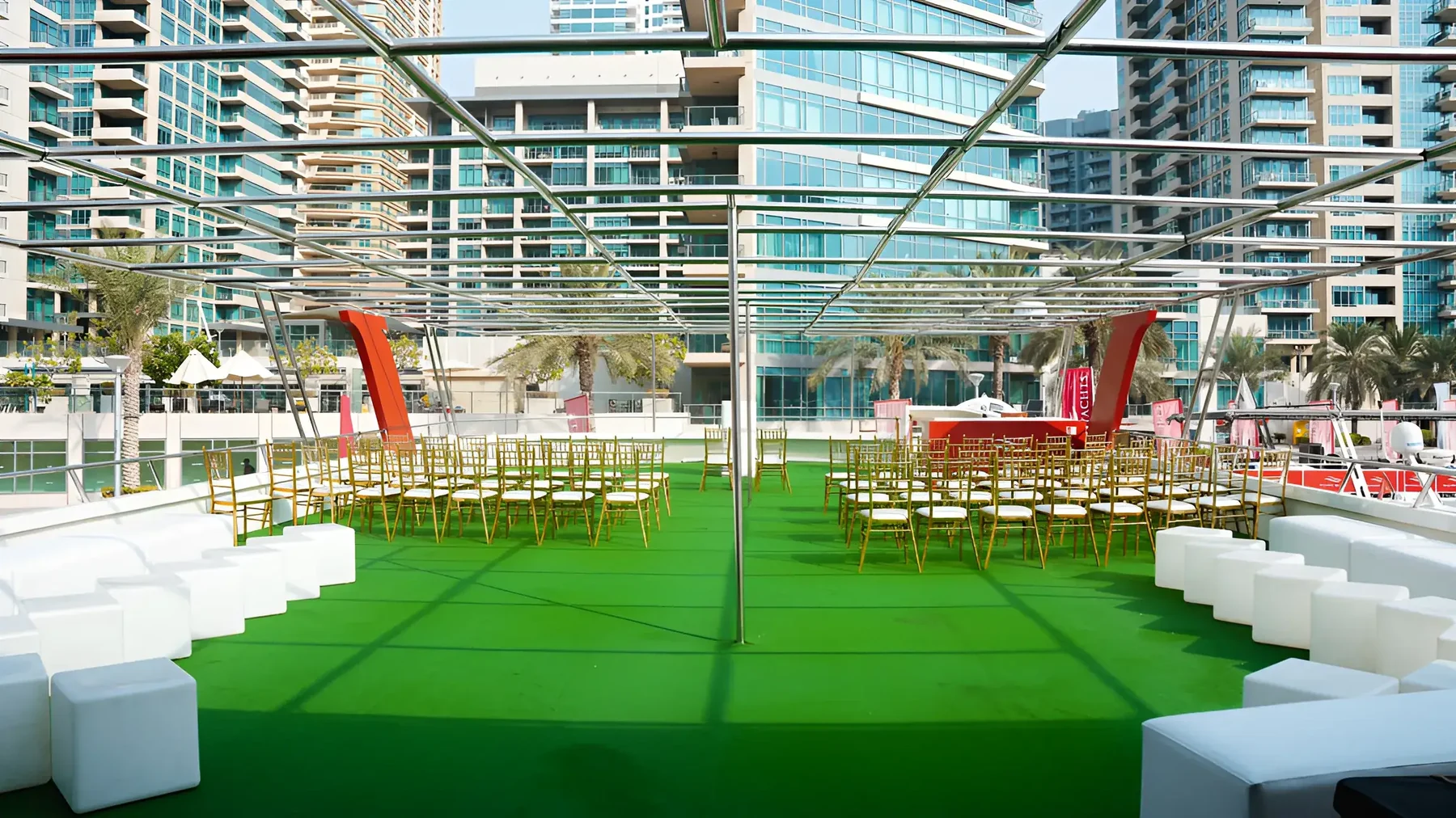 Upper deck event seating of Xclusive 15