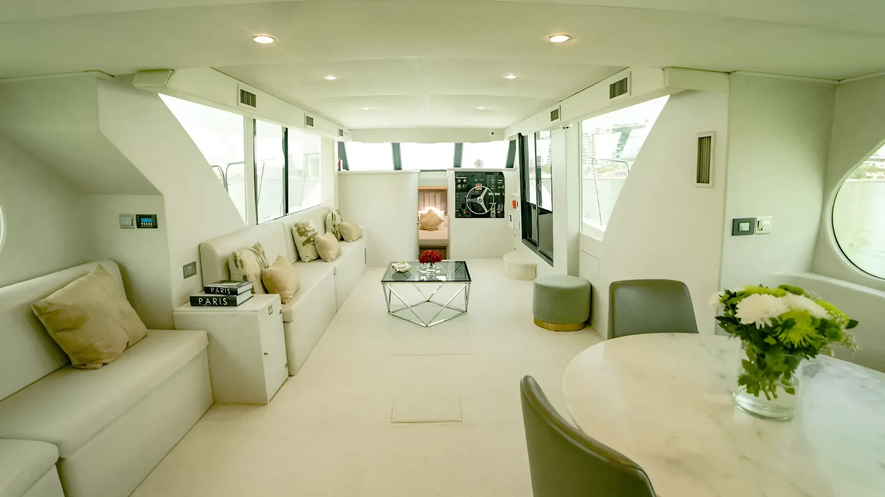 Interior lounge of Xclusive 24