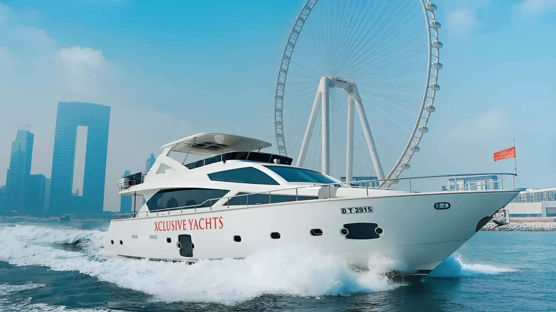 Exterior underway of Xclusive 37