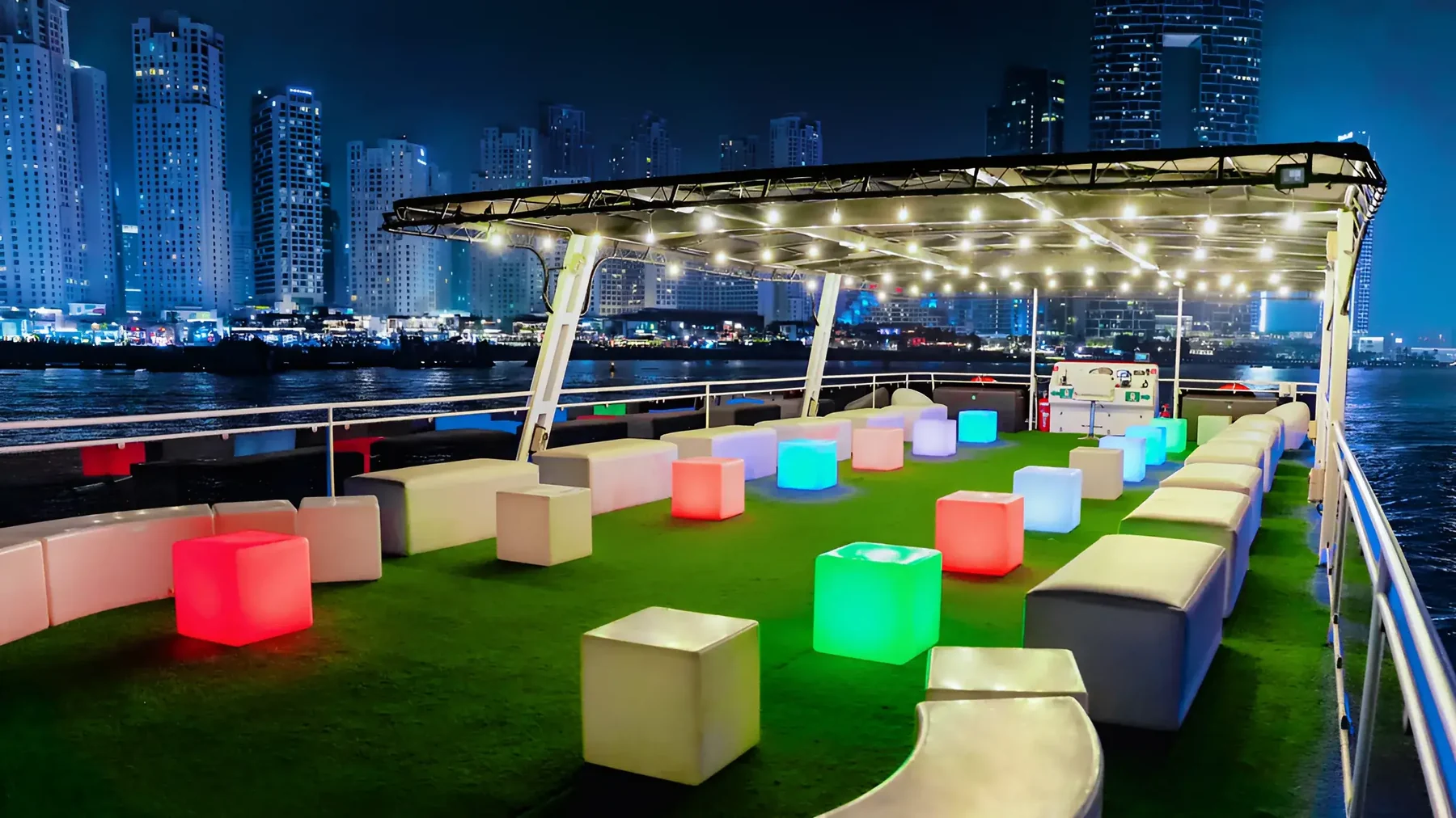 Upper deck party layout of Xclusive 8